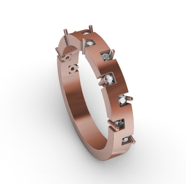 14K Diamond Fashion Ring